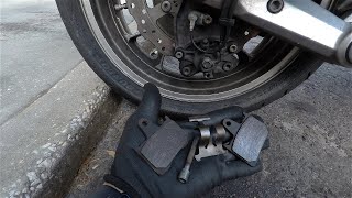 2011 Kawasaki Concours 14: Rear Brake Pad Removal and Install