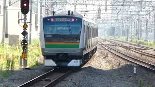 E231系U-501₊E233系U-226編成川崎駅発車