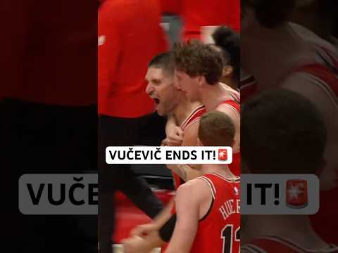 Nikola Vučević comes up clutch! 🚨| #TissotBuzzerBeater