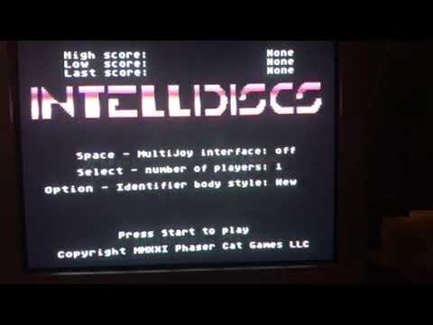 Atari 8 bit Homebrew Project : Intellidiscs From Phaser Cat Games