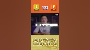 OneCAD #Short | INVENTOR vs FUSION 360 | Đâu là lựa chọn phù hợp với bạn?