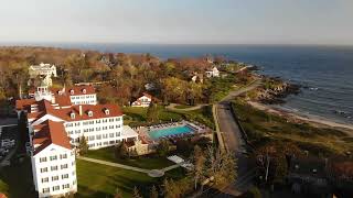 COLONY HOTEL, KENNEBUNKPORT MAINE DRONE