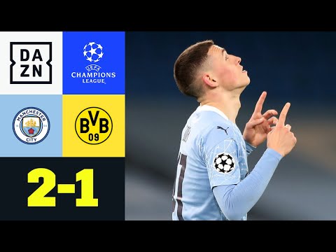 90. Minute! Phil Foden schockt BVB: Man City - Dortmund 2:1 | UEFA Champions League | DAZN