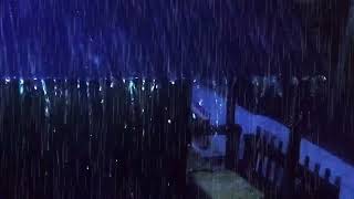 Relaxing Sound of Heavy Rain During the Day | The sound of rain water from the sky