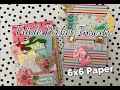 6x6 PAPER | Triple Pocket Inserts & Different Ways To Make The Pockets  | Flat Mail | Junk Journal