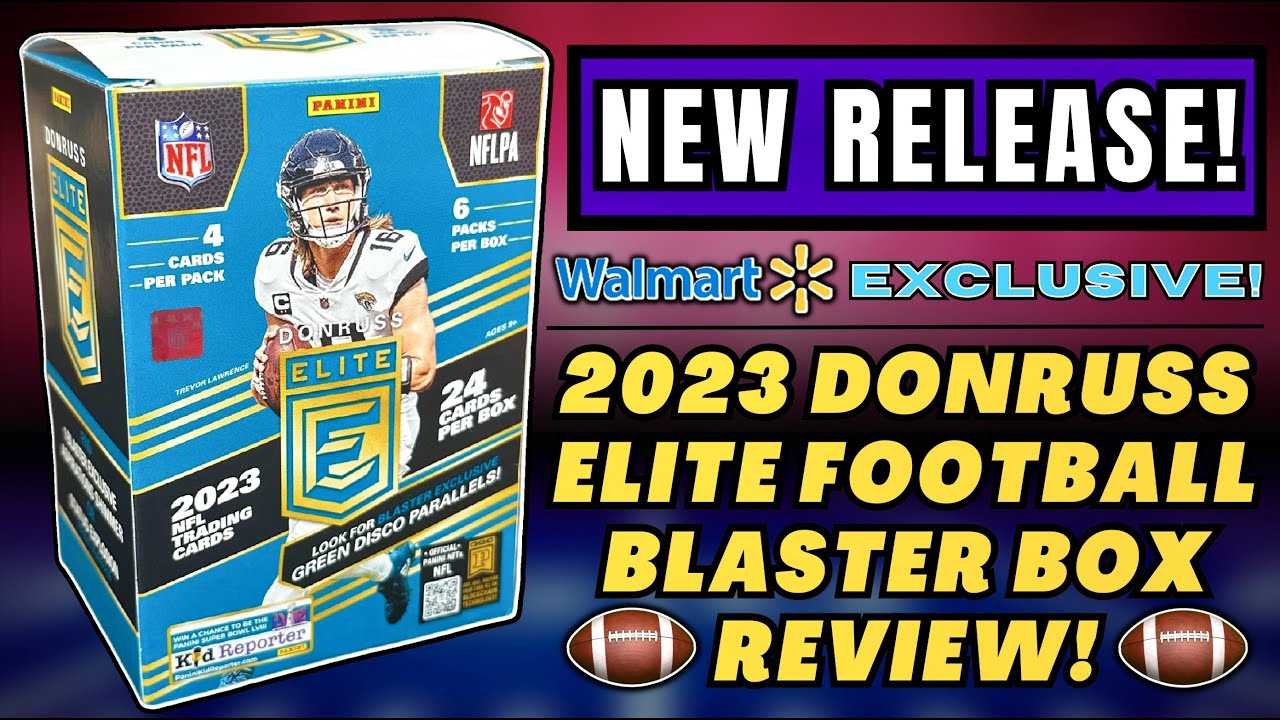 NEW RELEASE!🚨 2023 DONRUSS ELITE FOOTBALL BLASTER BOX REVIEW