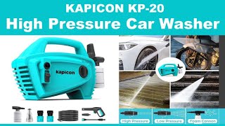 Kapicon KP-20 High Pressure Car Washer | 1600W | Value for Money | Super Portable | ₹6999 only