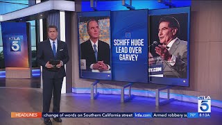 Poll shows Schiff leads Garvey in California U.S. Senate race