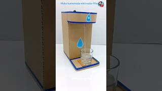 how to make homemade mini automatic water filter machine💧🚰#automatic water filter machine#shorts .