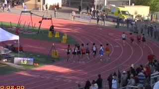 2022 CIF SJS D1 Championships - Boys 800 meters