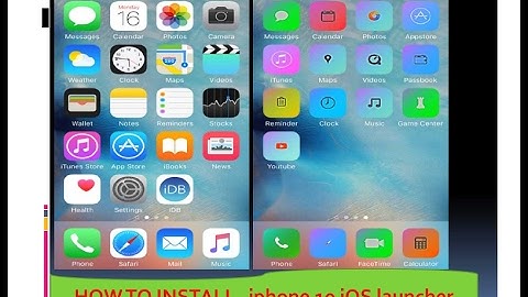 How to install ios 10 launcher in any of your android phone