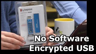 Encrypted Flash Drive Requires No Software or Technical Voodoo