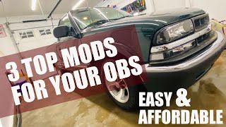 TOP 3 MODS FOR YOUR OBS CHEVY/ TRUCK | EASY AND AFFORDABLE UPGRADES