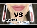 Cheap Dupe for High End Makeup || Kylie Jenner Liquid Lipstick VS ColourPop