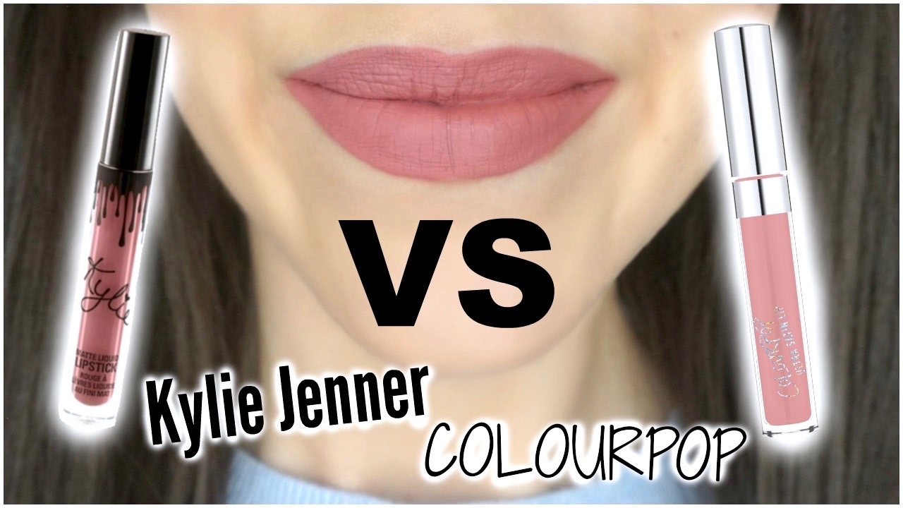 Cheap Dupe for High End Makeup || Kylie Jenner Liquid Lipstick VS ColourPop
