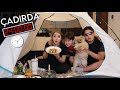 EVİN İÇİNDE ÇADIRDA 24 SAAT GEÇİRMEK!! (SON ÇIKAN KAZANIR)