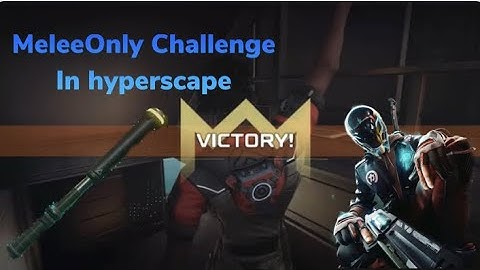Melee only challenge in hyperscape