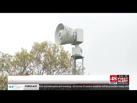 Two warning sirens down for repairs in Madison County