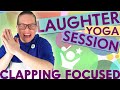 Full laughter yoga session clapping focused  acupressure clapping therapy  laughter yoga together
