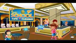 how to clean a kitchen? School girls cafe Cleaning | HD 2019 | Gamesentity screenshot 1