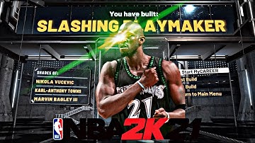 BEST SLASHING PLAYMAKER AT CENTER BUILD ON NBA 2K21! RARE BUILD SERIES VOL. 2