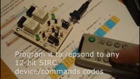 2 Channel IR Remote Control Relay Board