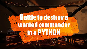 Elite Dangerous Horizons gameplay battle to down a wanted PYTHON