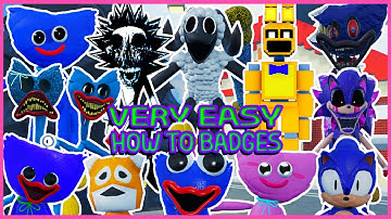 Roblox (UPDATE) How to get 15 Badges  in Become Tiky and Everything Else Again