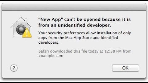 How to Open Apps from Unidentified Developers (MAC)