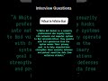Interview questions What is White Hat in Cyber security Ethical Hacking #cybersecurity #telugutech