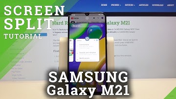 How to Split Screen in SAMSUNG Galaxy M21 – Create Double Screen