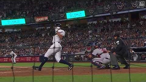 Aaron Judge 108.1 mph Home Run Postseason 2017