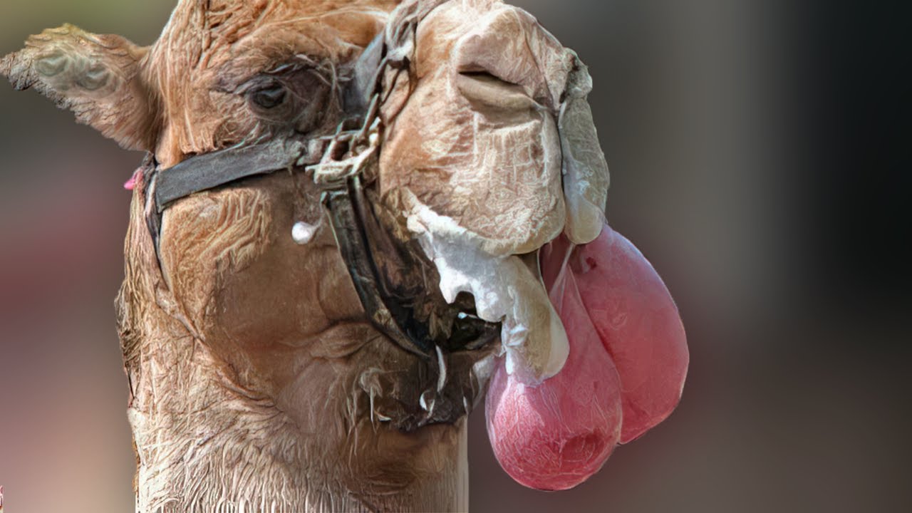 Here is Why Camels Grow Balloons In Their Mouth - YouTube