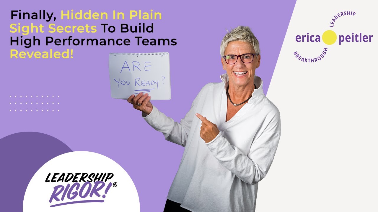Finally, Hidden In Plain Sight Secrets To Build High Performing Teams ...