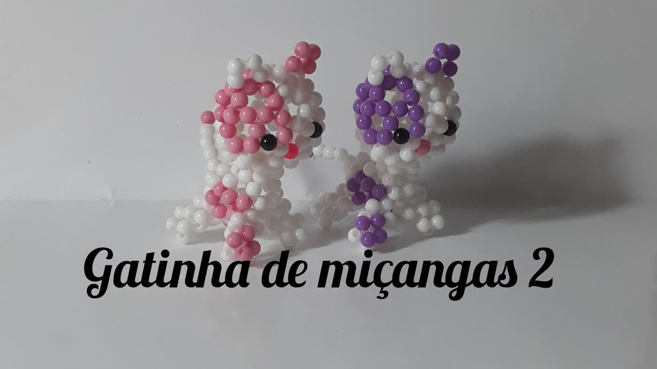 Gatinha de miçangas