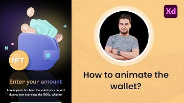 Adobe xd : How to animate the wallet ?
