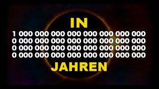 ⁣Das wird in Googol Jahren ab jetzt passieren