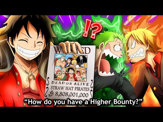 One Piece: Why Luffy's Bounty Is 3 Billion Berries, Explained