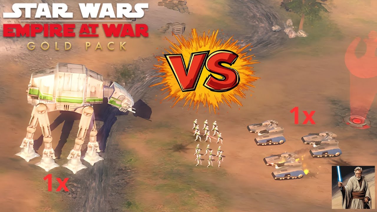 Can T4 B Unit Beat At At And Other Land Battles In Vanilla Star Wars 