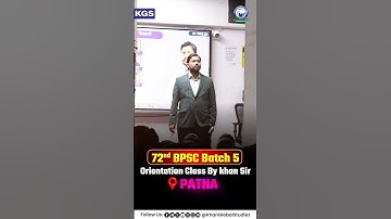 Khan Sir Patna का धमाकेदार Orientation—72nd BPSC Batch 5 को मिला Roadmap! #khansirpatna #ytshorts