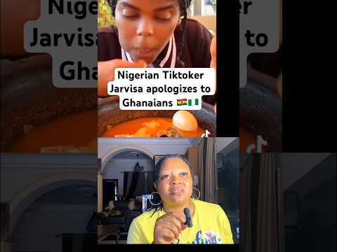 Nigerian TikToker Jarvis Apologizes To Ghanaians Jarvisinghana Nigeriaandghana Youtubeshorts 
