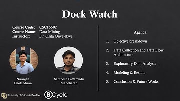 Dock Watch | Boulder Bcycle wait time estimation and analysis | CSCI 5502