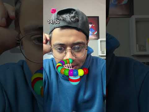 رتب المصاصات جمب بعض