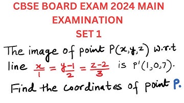 The image of point P(x, y, z) with respect to linex/1=(y–)1/2=(z – 2)/3 is P