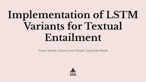 LSTM Variants for Textual Entailment