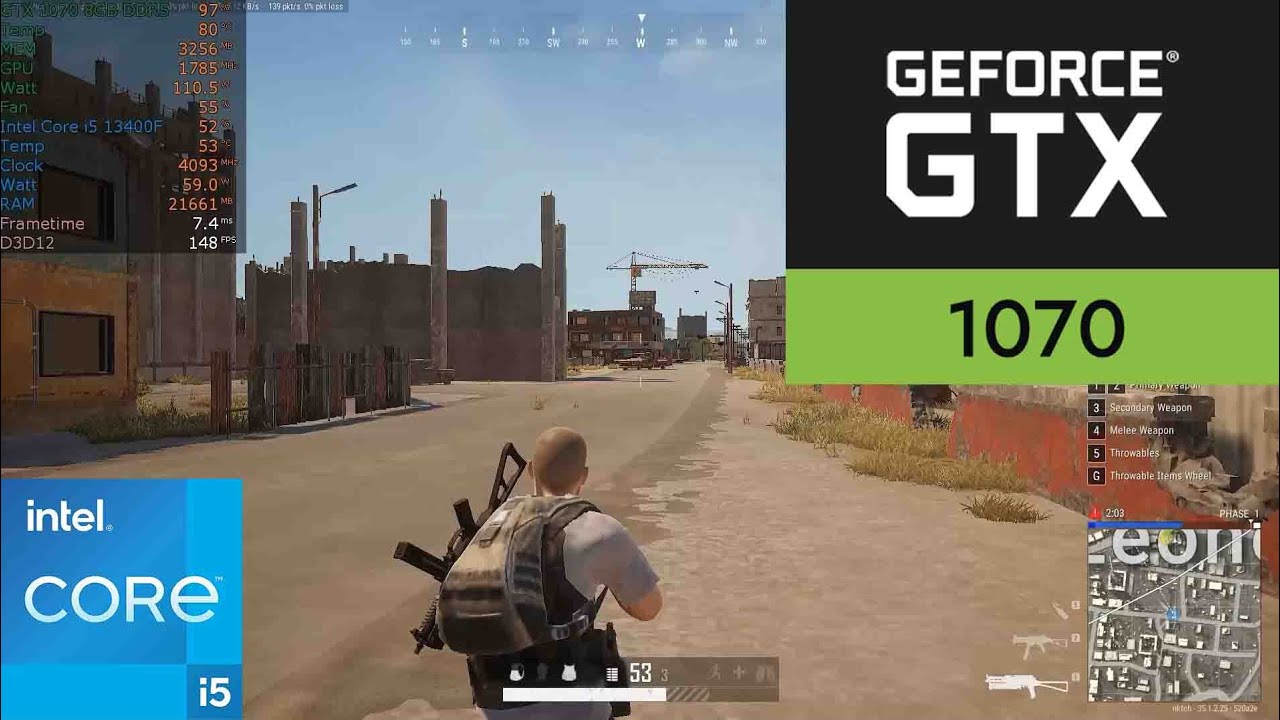 PUBG GTX 1070