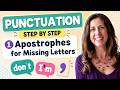 Punctuation Lesson 1: Apostrophes for Missing Letters