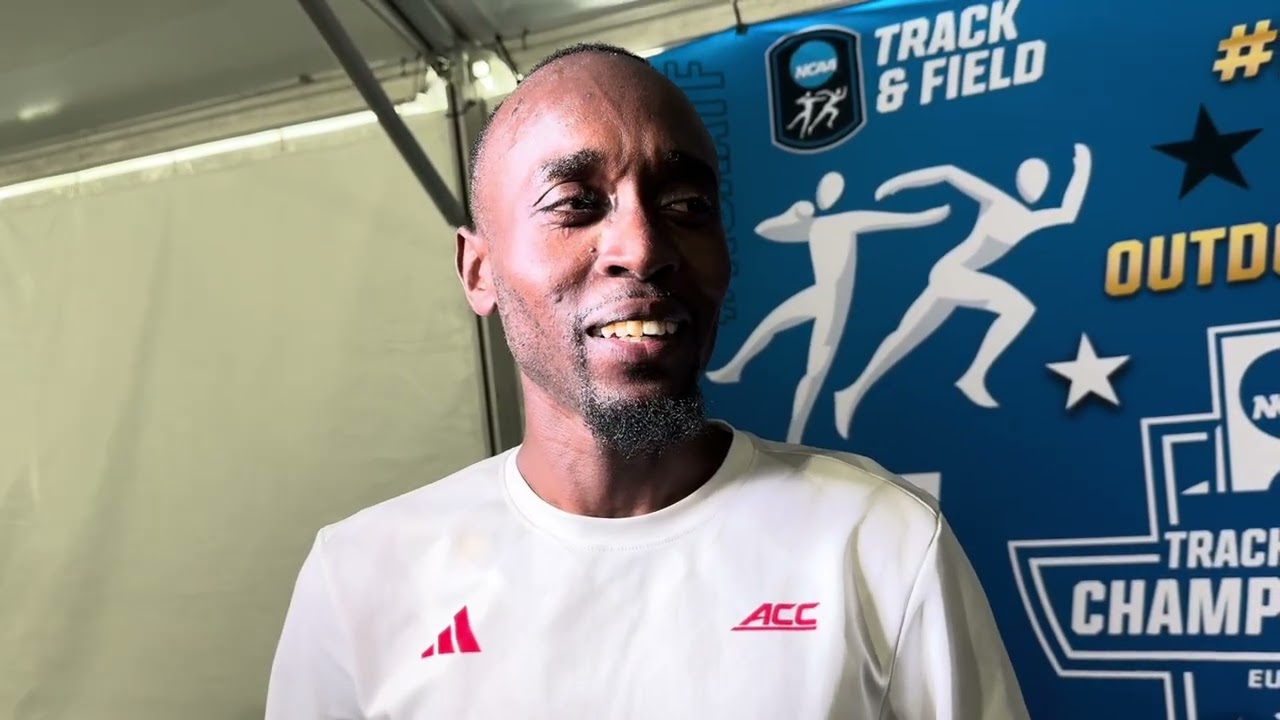 Geoffrey Kirwa after delivering as favorite to win 2026 NCAA steeplechase title
