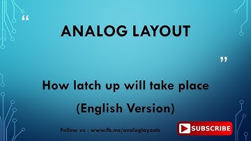 How latch up will take place - English Version