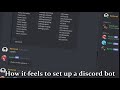 How it feels to set up a discord bot  meme 